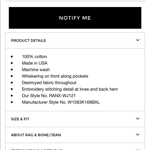 💥Flash Sale!💥R&B X Boyfriend Embroidered Jeans - Picture 4 of 8